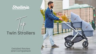 Twin strollers  Top stroller options to use with twins UPPAbaby Bugaboo Nuna Cybex and more [upl. by Ifar]