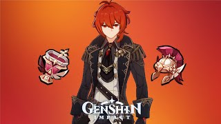 Diluc Best Build for F2P Player  Genshin Impact Build [upl. by Radford]