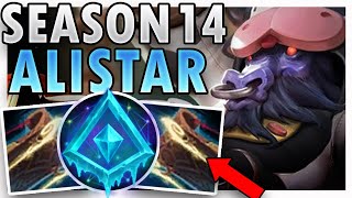 SEASON 14 ALISTAR SUPPORT GAMEPLAY GUIDE [upl. by Pouncey]