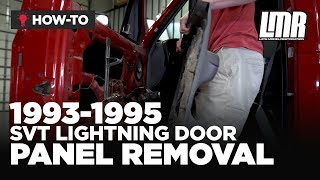 How To Remove F150 SVT Lightning Door Panel 19931995 [upl. by Nueoht]