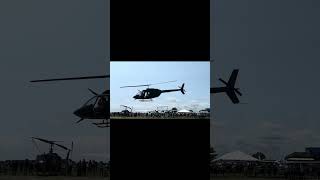 Kiowa Warrior takeoff eaaairventure oshkosh helicopter aviation [upl. by Airdnazxela]