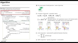 Paper Review The detail algorithm of 3D Gaussian Splatting [upl. by Damas]