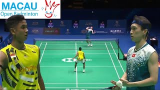 Alwi Farhan INA VS Ng Ka Long Angus HKG  Semifinal Macau Open 2024 Open 2024 [upl. by Enicul829]