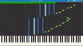 Ottorino Respighi Notturno for piano Nocturne 1904  Synthesia Tutorial [upl. by Camilla]