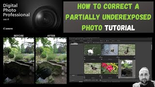 Correcting a partially underexposed photo  Canon DPP4 Tutorial Digital Photography Professional 4 [upl. by Saum731]