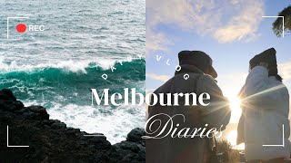 Melbourne Vlog  Our 10th year anniversary trailer van adventure in Victoria [upl. by Sueaddaht]