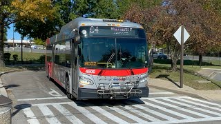 WMATA Metrobus 2021 New Flyer Xcelsior XD40 4500 on Route C4 [upl. by Elata]