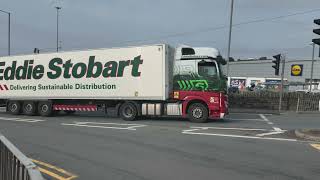 Irish Lorries and others at Holyhead [upl. by Jentoft293]