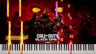 CoD Black Ops 6 Zombies Theme Damned 7  Piano Synthesia Tutorial [upl. by Bourgeois]