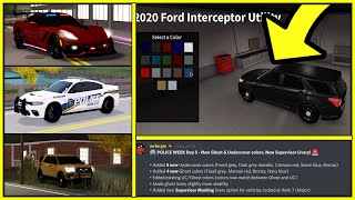 NEW SUPERVISER LIVERIES AND CAR COLOURS Police week day 5 Emergency Response Liberty County [upl. by Marsha]