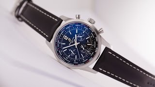 Breitling Transocean  Unitime Pilot Worldtimer Chronograph [upl. by Naujat]