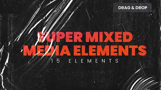 Super Mixed Media Elements  VM Creator  Free Download [upl. by Adnertal353]