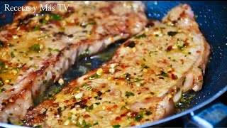 Bistec al ajillo es tan delicioso que lo cocino casi todos los dias rapido y fácil Recetas y Más TV [upl. by Salguod517]