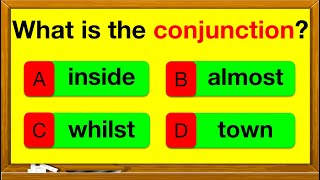 CONJUNCTIONS QUIZ 🤔 📚  Find the conjunctions in the sentence  English Grammar  Parts of speech [upl. by Nehgem]