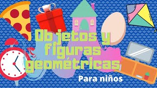 Figuras geométricas para niños Objetos con formas geométricas juego [upl. by Anneh724]