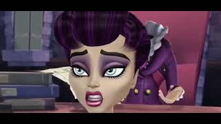 Monster high “Friday Night Frights” School Spirit explaination scene [upl. by Dnomed]