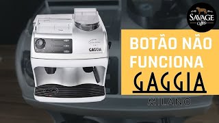 Gaggia Syncrony Logic  Botão não funciona  Savage Coffee [upl. by Halivah820]