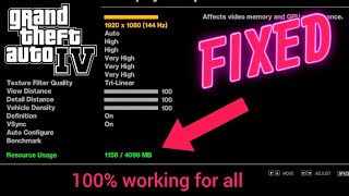 GTA 4 lag fix 1000 working commandline and msconfig fix [upl. by Raymund397]