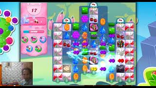 Candy Crush Saga Level 4518  21 Moves Sugar Stars No Boosters [upl. by Ydnerb]