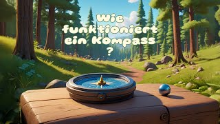 🔍🧭 Wie funktioniert ein Kompass  Einfach erklärt 🌍✨ [upl. by Ennaecarg224]