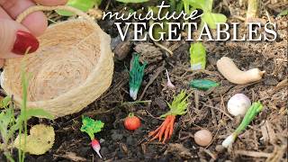 Recreating Miniature Versions Of The Vegetables We Grow At Our Allotment [upl. by Care]