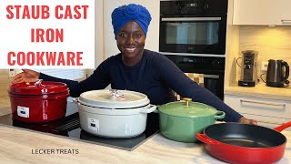 STAUB Cast Iron Cookware Shopping amp Unboxing [upl. by Enalahs107]