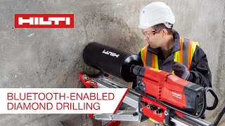 NEW Hilti BluetoothEnabled Diamond Drilling [upl. by Anait]