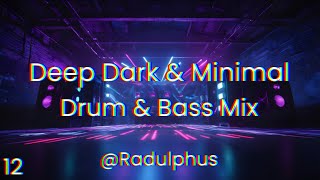 Deep Dark amp Minimal Rollers Drum amp Bass Mix  Visualiser  Full Tracklist  Radulphus Mix 12 [upl. by Ezra460]