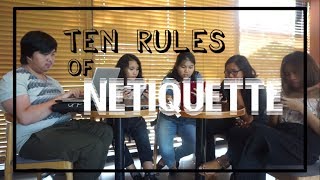 The Ten Rules of Netiquette  DLSU Emtech Project [upl. by Aileahcim]