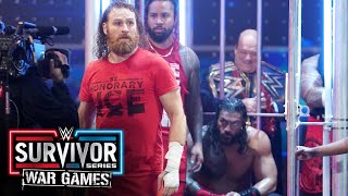 Roman Reigns sends Sami Zayn into WarGames Survivor Series WarGames WWE Network Exclusive [upl. by Melquist]