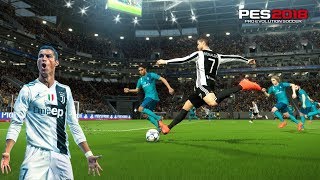 Ronaldo First Game for Juventus  PES2018 Gameplay Juventus vs Real Madrid [upl. by Stillas]