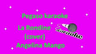 karaoke Angelina Mango cover la rondine Sanremo 2024 [upl. by Erroll]