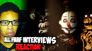 ALL FNAF SFM INTERVIEWS REACTION The Interviewed [upl. by Nerol696]