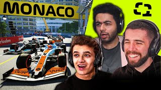 The Quadrant Monaco GP ft ZERKAA LANDO NORRIS amp MORE on the F1 Game [upl. by Mahda]