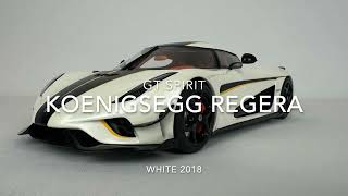 GT Spirit 118 Koenigsegg Regera White 2018 Unveiled  Model Universe [upl. by Stacie]