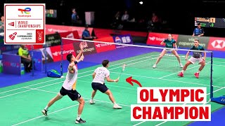 World Championships 2023 Vlog  Playing Against The Current Olympic Champion 🏸 [upl. by Betz]