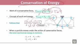 Statics and Dynamics  C7  L5  Conservation of Energy  1 [upl. by Clementis]