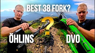 Which Enduro Fork Is Best  DVO ONYX D1 SL Verses Ohlins RXF 38 M2 [upl. by Sharos854]