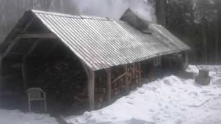 CABANE A SUCRE ARTISANALE  OLD FASHIONED SUGAR SHACK ILE DORLÉANS QUEBEC CANADA [upl. by Rena]