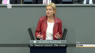 Gesine Lötzsch DIE LINKE Der Dreh und Angelpunkt ist die soziale Sicherheit [upl. by Bergstein]