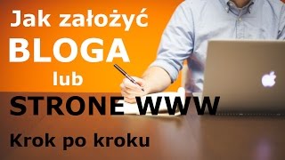 Jak zalozyć bloga lub strone internetową na WordPressie Cz1 konfiguracja [upl. by Elorak733]