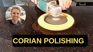 HowTo Solid Surface Countertop Finishing and Polishing  Part 2 [upl. by Iadrahc]