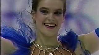 Katarina Witt GDR  1988 Calgary Figure Skating Ladies Short Program US ABC [upl. by Frierson]