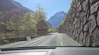 Driving from Wilderswil to Lauterbrunnen Switzerland May 2024 [upl. by Ayar]