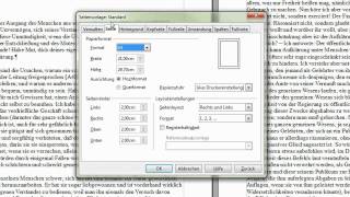 01 das Seitenformat auf DIN A4 einstellen  OpenOffice  LibreOffice Writer [upl. by Digirb]