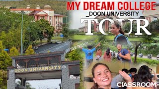 Doon university college tour  Dehradun best college ￼ A day in my college life 😨 [upl. by Engracia]