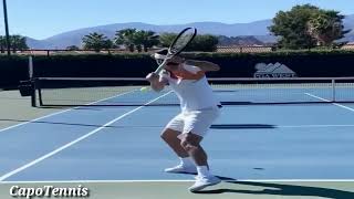 Musetti Practice One Handed Backhands 🎾 [upl. by Ibbed72]