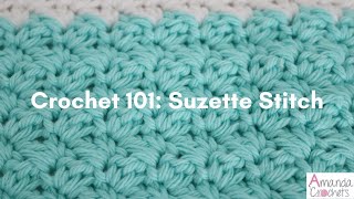 How to Make the Suzette Thicket Stitch Crochet 101 Series  Easy Crochet Tutorial [upl. by Ney]