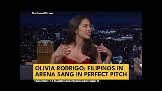 Olivia Rodrigo Filipinos in Arena Sang in Perfect Pitch [upl. by Ratep]