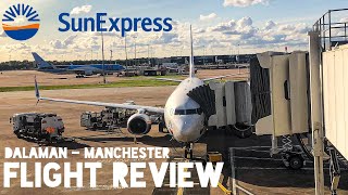 Flight Review  SunExpress Boeing 737800  Dalaman  Manchester [upl. by Schroder641]